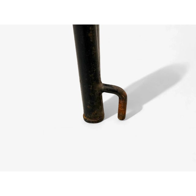 Studio Bbpr, Lacquered Iron, Wood, Twelve Armchairs, Italy, 1960s For Sale - Image 15 of 17