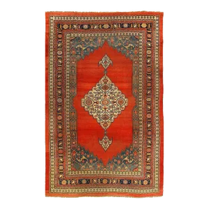1900 - 1909 Rust Persian Antique Bidjar
