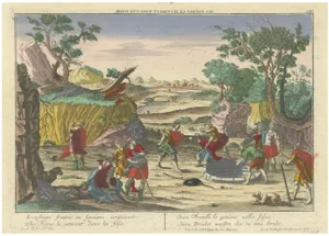 Joseph Thrown into a Pit by His Brothers, 1770, Optical Print