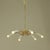 Elegant Italian mid-century spider chandelier from the 1950s or early 1960s showcasing the refined balance of form and...