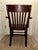 1920s Antique 1920s Heywood-Wakefield Wood Banker's Armchair For Sale - Image 5 of 8