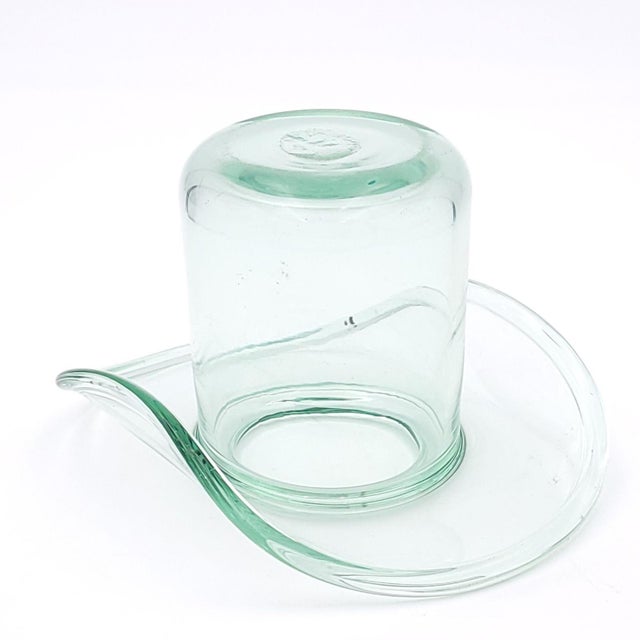Victorian Glass Top Hat, England Circa 1880 For Sale - Image 4 of 7