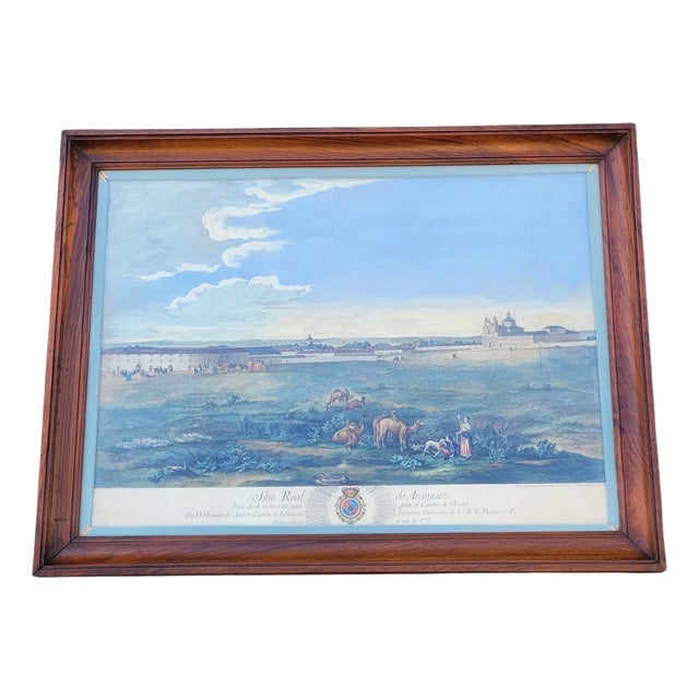 Domingo De Aguirre, Sitio Real De Aranjuez, 1800s, Paper For Sale
