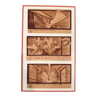 The Thing (1982) Movie Original Storyboards With Coa - John Carpenter For Sale