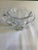 Vintage Clear Fluted Glass Creamer and Sugar Bowl Set With Matching Serving Tray For Sale - Image 4 of 7