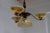 Art Deco Danish Brass Chandelier with Marbled Opaline Shades, 1930s. For Sale - Image 14 of 18