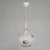 Murano Pendant Lamp with Playing Card Images in Opaline Glass, 1960s For Sale - Image 9 of 18