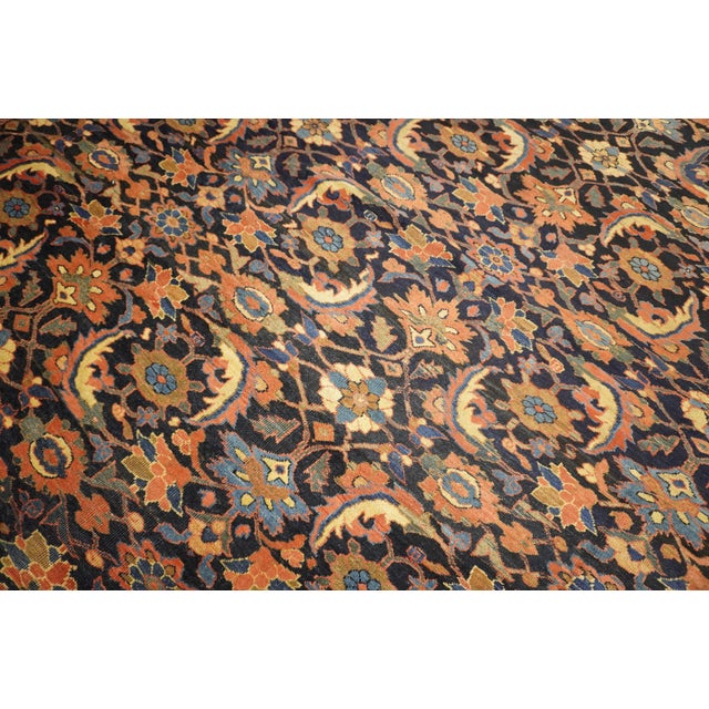Masculine Large Antique Persian Mahal Sultanabad Rug, Early 20th Century - 13' x 16' For Sale In New York - Image 6 of 6