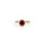 Handcrafted 1.75ct Natural Ruby Solitaire Ring in 14k Yellow Gold Size 8 For Sale - Image 4 of 16