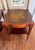 Early Twentieth Century Mahogany and Leather-Top Library Single Shelf Federal Style Side Tables, a Pair For Sale - Image 9 of 14