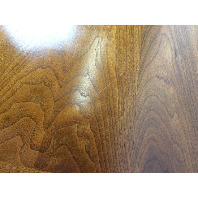 Brown Pair of Mid Century Modern End Tables With Drawer by Lane Furniture For Sale - Image 8 of 18