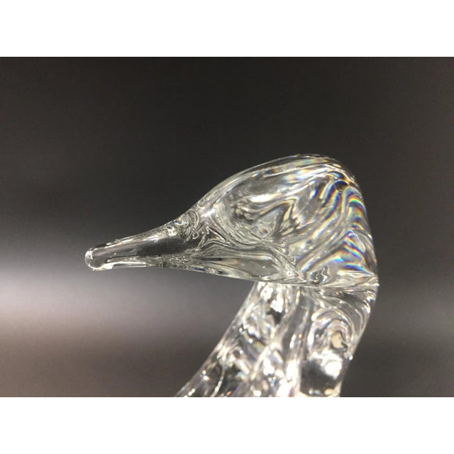 Mid Century Modern Italian Blown Glass Penguin Art Sculpture by Mario Brogi For Sale - Image 10 of 12