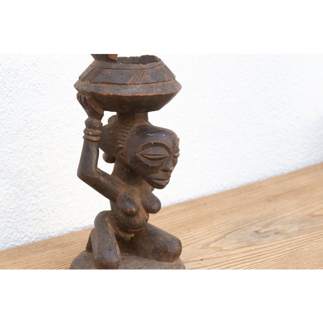 African Luba Tribe Carved Offering Vessel For Sale In Los Angeles - Image 6 of 11