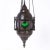 Early 20th Century Antique Moroccan Brass and Stained Glass Pendant or Light Fixture For Sale - Image 5 of 8