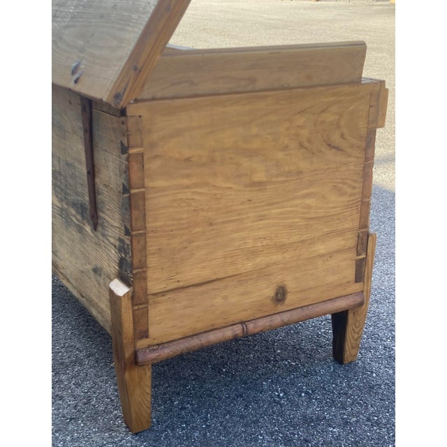 Pine Trunk or Blanket Chest, Germany For Sale - Image 12 of 15
