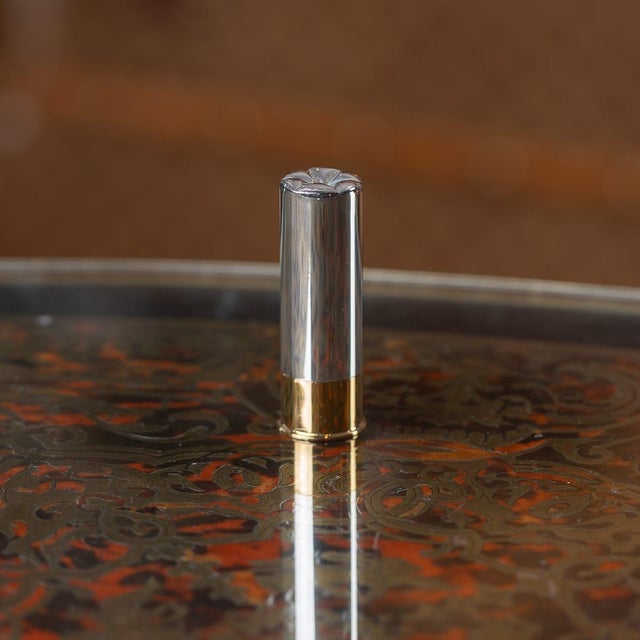 21st century english solid silver novelty cased set of 10 butt markers, each marker imitating a double barrel shotgun. A...