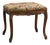 Louis XV Carved Stool with Needlepoint Tapestry Seat, France, 1880 For Sale