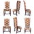 Wood 20th Century Set of Six Deco Dark Walnut Refinished Tall Back Dining Chairs For Sale - Image 7 of 18