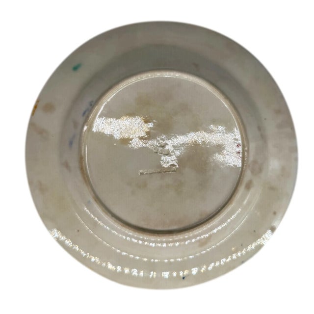 Green A Wedgwood Majolica Red Lobster Plate on Cobalt Ground, English, Dated 1882 For Sale - Image 8 of 10