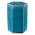 Jamie Young Porto Side Table in Sky Blue, Small For Sale