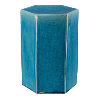 Porto Side Table in Sky Blue, Small For Sale