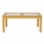 1970s 1970s Karl Springer Style Organic Modern Grasscloth Ming Form Dining Table or Desk For Sale - Image 5 of 10