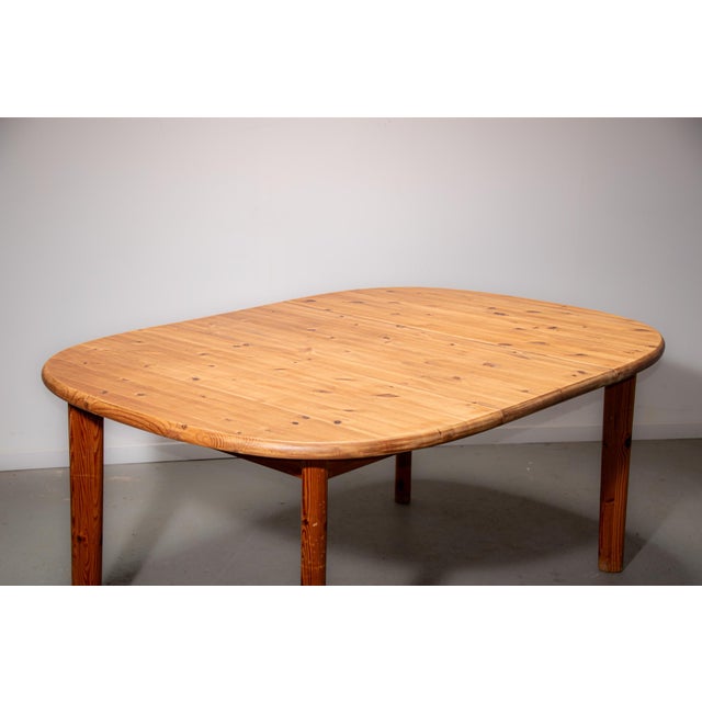 Danish Pine Dining Room Set, 1990, Set of 7 For Sale - Image 4 of 9
