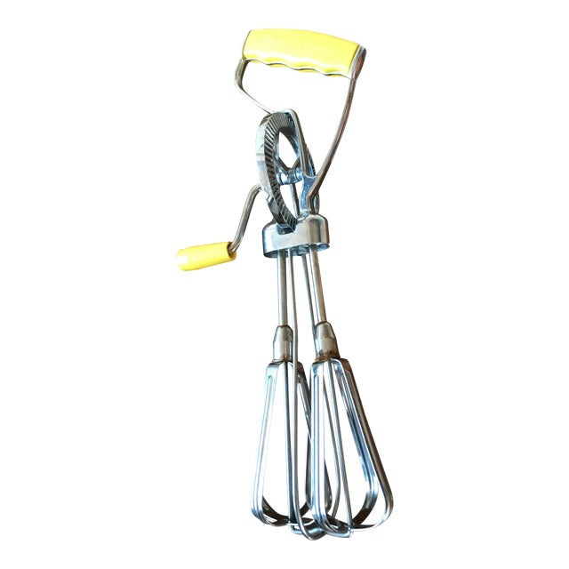 Retro Hand Crank Mixer Chairish