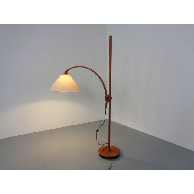 Adjustable Teak Floor Lamp from Domus, Germany, 1970s For Sale - Image 4 of 18