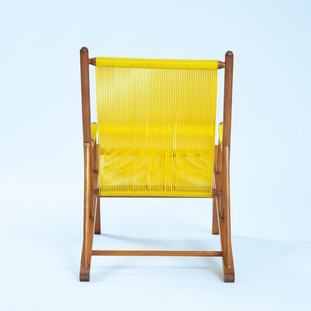 Beechwood Yellow Spaghetti Garden Lounge Chairs, 1960s, Set of 2 For Sale - Image 15 of 18
