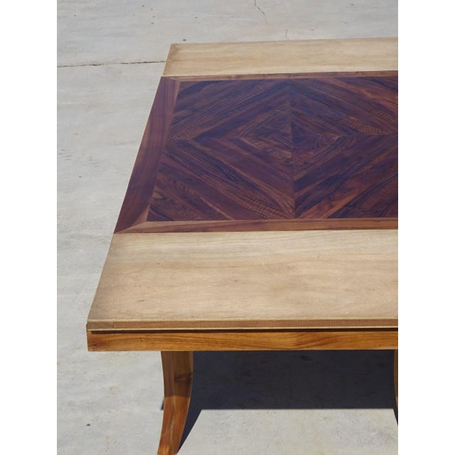 Walnut Extendable Dining Table, 1950s For Sale - Image 14 of 18