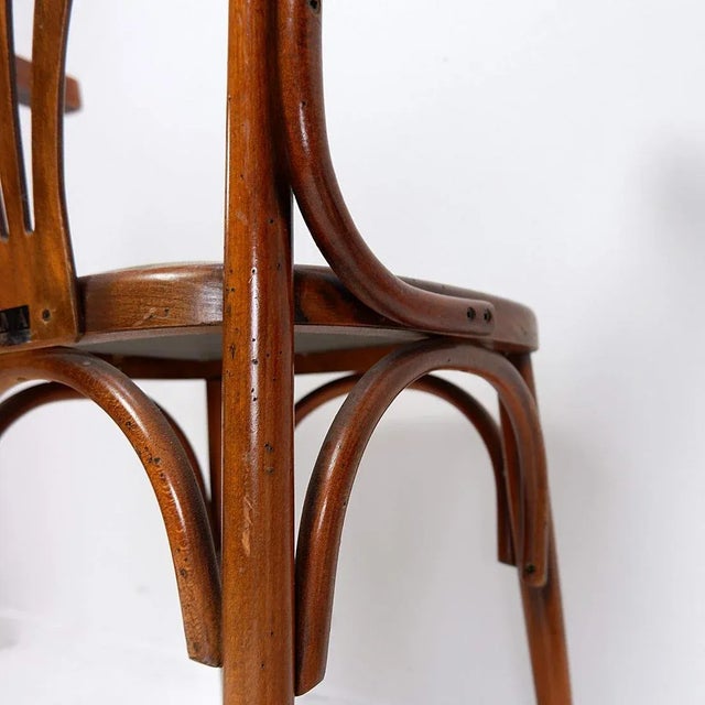 Olive Curved Wooden Palmette Armchairs from Hilma, Belgium, Set of 2 For Sale - Image 8 of 16