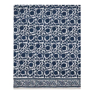 Lotus Twin Blue Flat Sheet For Sale