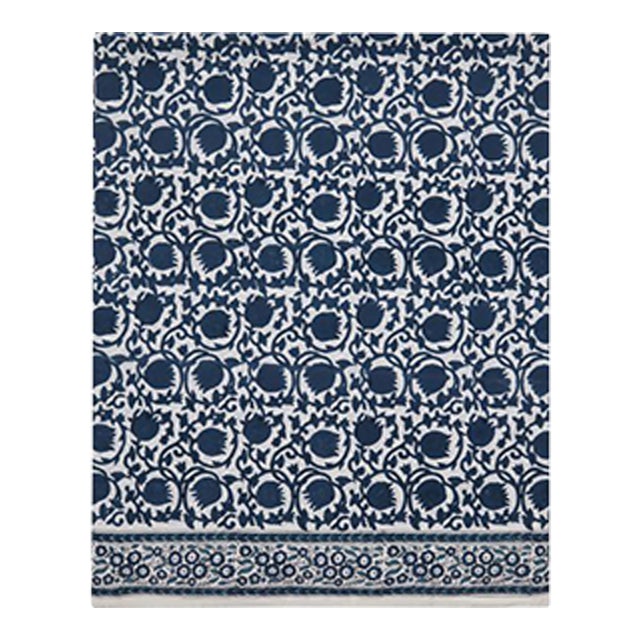 Lotus Twin Blue Flat Sheet For Sale