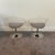 Mid-Century Modern 1970s Acrylic Lucite Shell Swivel Chairs on Tulip Bases - a Pair For Sale - Image 3 of 10