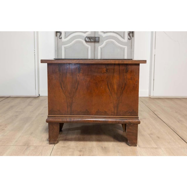 Italian Glass Top Desk, 20th Century For Sale In Atlanta - Image 6 of 17