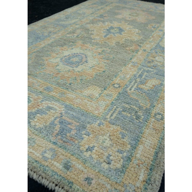 Early 21st Century Turkish Oushak Rug 2'1" x 3'6" #17305 For Sale - Image 5 of 8