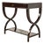 Councill Modern Regency Dark Mahogany Writing Desk or Console Table For Sale