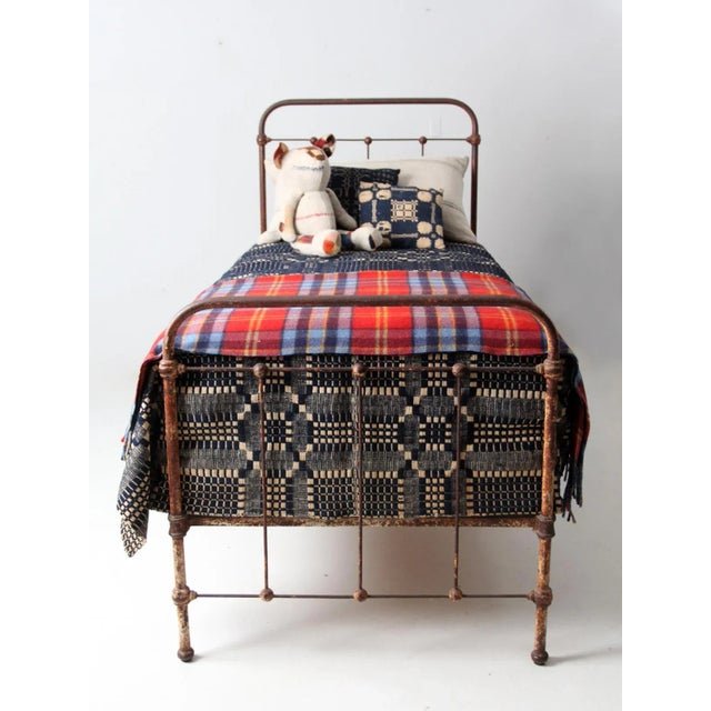 Late 19th Century Antique Iron Bed For Sale - Image 5 of 11