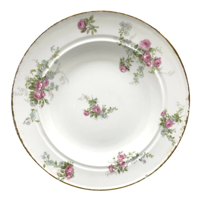 Antique Pink Rose French Limoges For Sale
