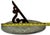 Fine Antique Large 12 Inch Size Solid Cast Bronze Sundial With Extensivly Detailed Calibrations Circa Early 1900s For Sale - Image 17 of 18