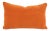 Place Textiles La Scala in Valencia Lumbar Pillow Cover - 12.5" X 20" Solid Orange Rust Alpaca Wool Rectangle Accent Cushion Cover For Sale