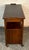 Mid-Century Modern Black Topped Walnut Bar Cart For Sale In New York - Image 6 of 11