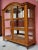 Wood Biedermeier Display Cabinet with Mirror For Sale - Image 7 of 8