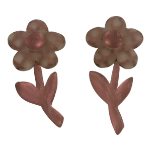 Kaso Giant Lucite Flower Pins