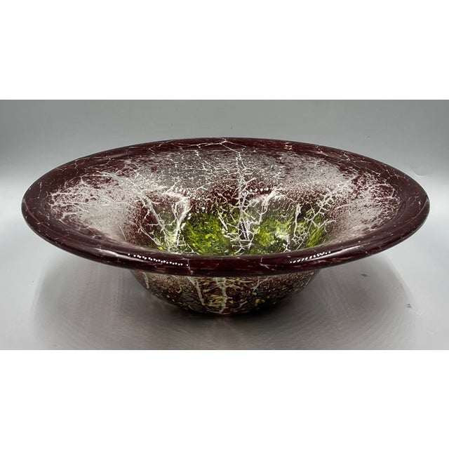 Vintage Art Deco Glass Bowl by Karl Wiedmann for WMF, 1930s For Sale - Image 13 of 13