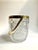 German Solid Leaded Crystal Diamond Point Pattern Ice Pail, Bottle Bucket with Brass finish. Featuring a heavy, reflective...