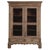 1880s French Provincial Oak Vitrine With Wire Mesh Doors For Sale - Image 15 of 18