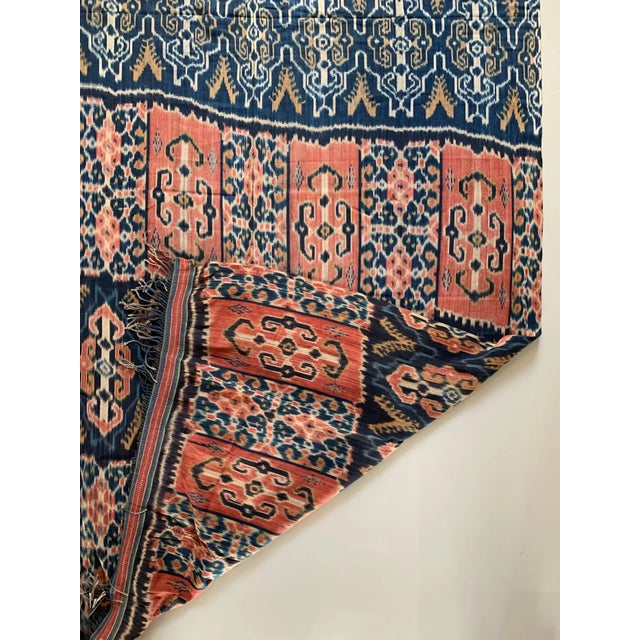 1950s Ikat Textile From Sumba Island With Stunning Tribal Motifs, Indonesia For Sale - Image 5 of 5