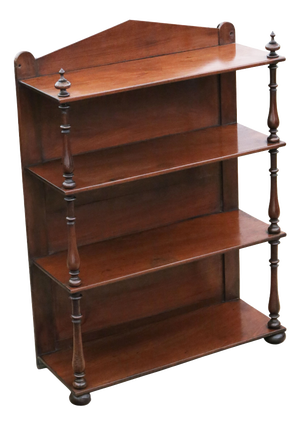 Antique Victorian Mahogany Floor or Wall Shelves, 1870
